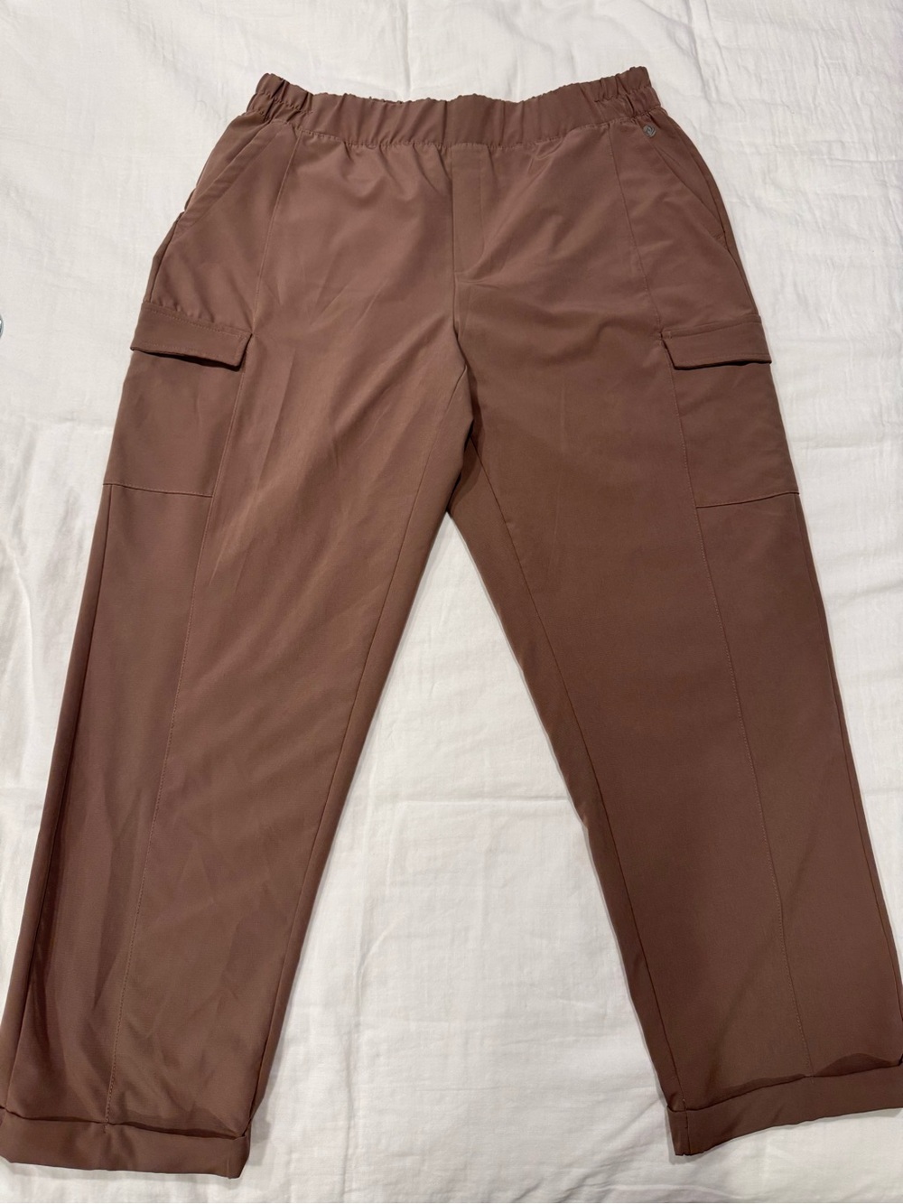 Apana Cargo Pants in Earthy Chocolate Brown EUC